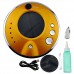 Car Humidifier - Rechargeable Solar USB Car Air Freshener Humidifier, Car Air Purifier, Smell Eliminator, Odor Reduction Ionizer - Yellow